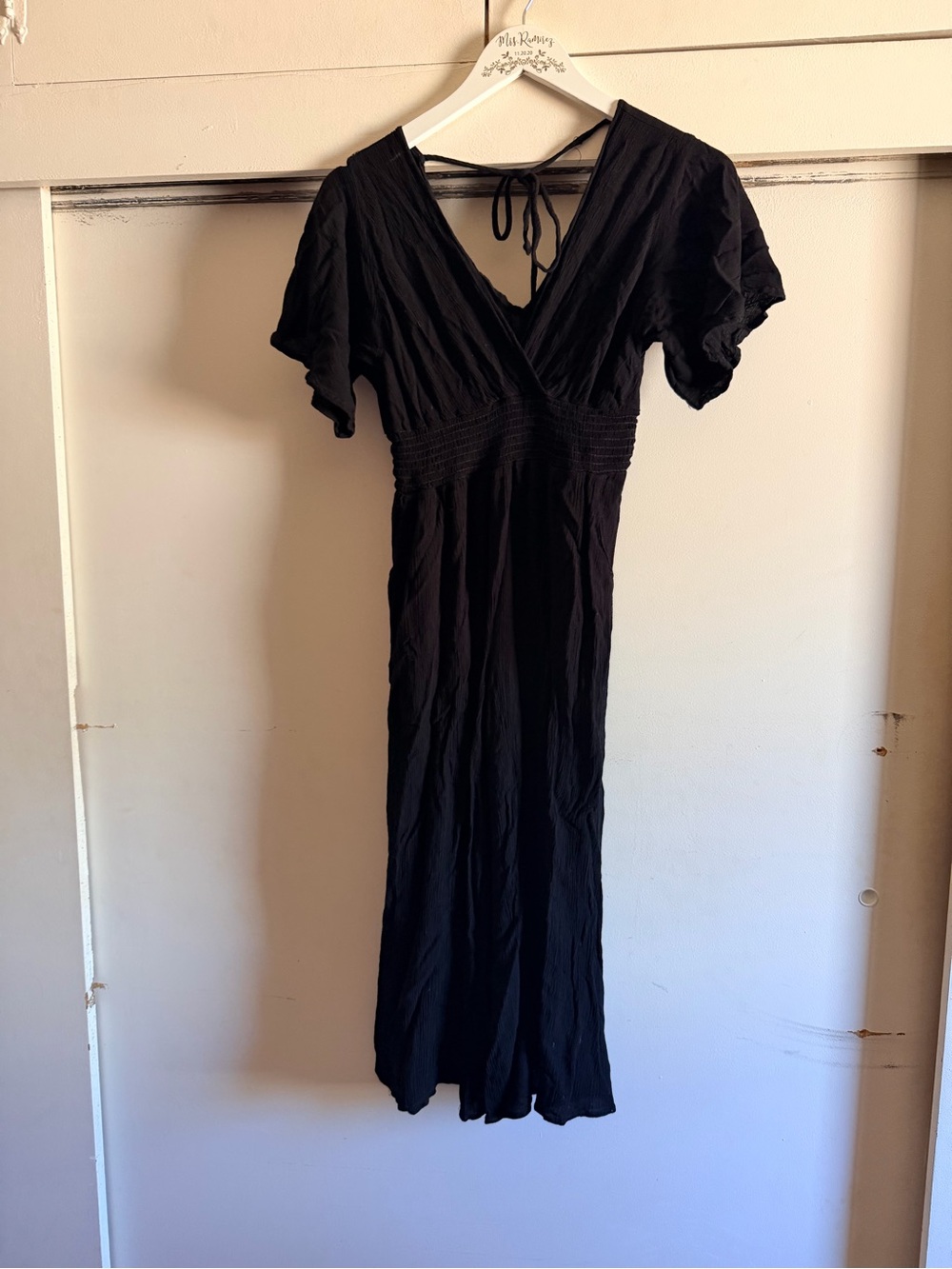 Women’s Final Touch Black Jumpsuit Size S